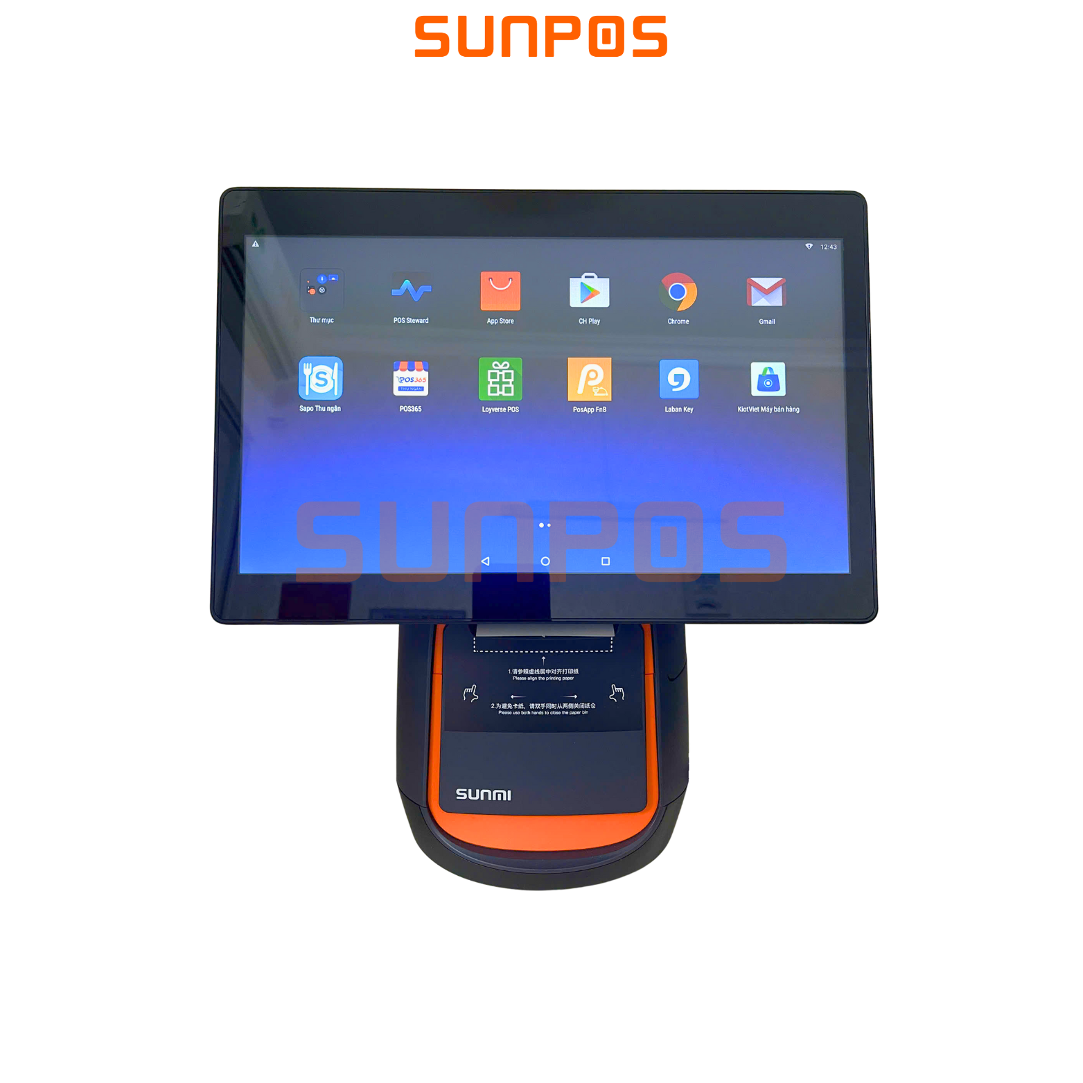 Hình ảnh sản phẩm máy POS để bàn SUNMI T1